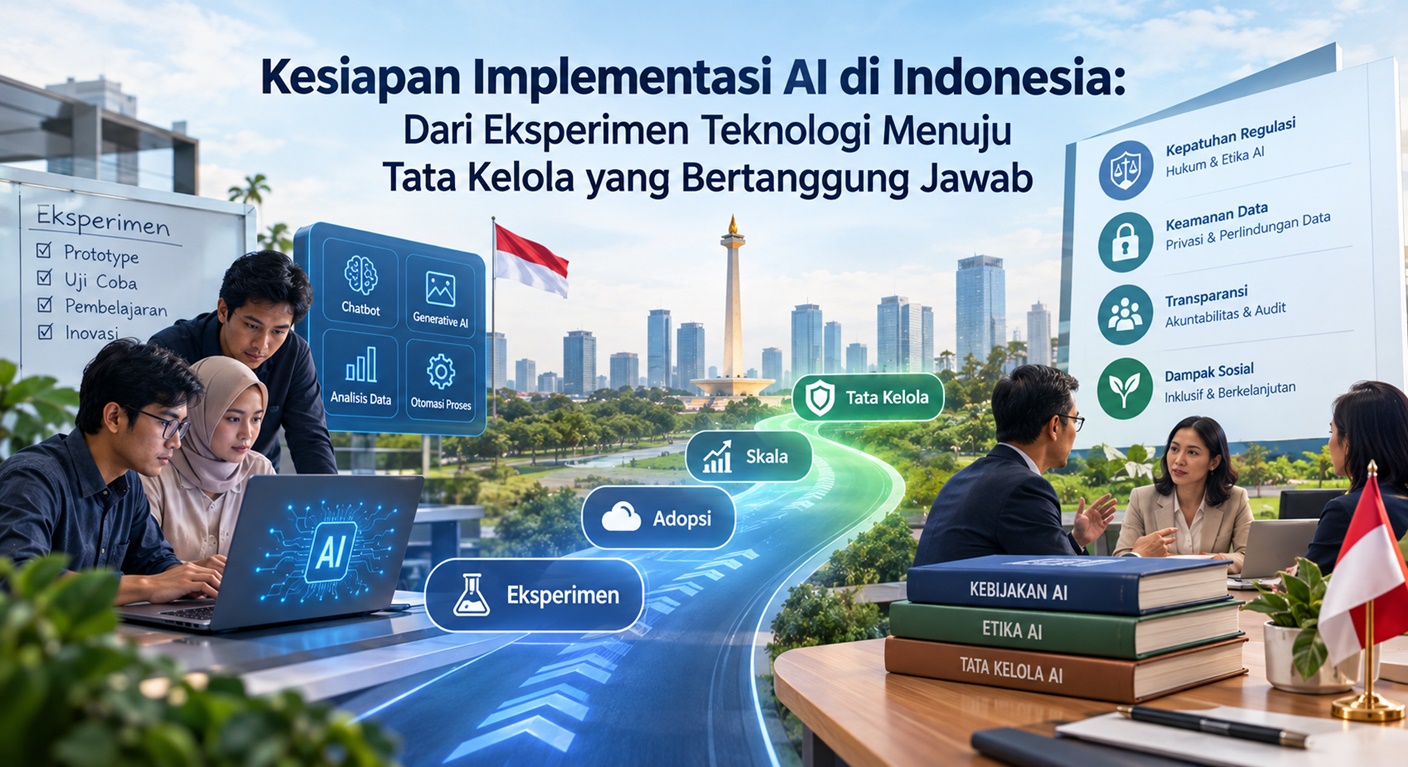 Kesiapan Implementasi AI di Indonesia: Dari Eksperimen Teknologi Menuju Tata Kelola yang Bertanggung Jawab